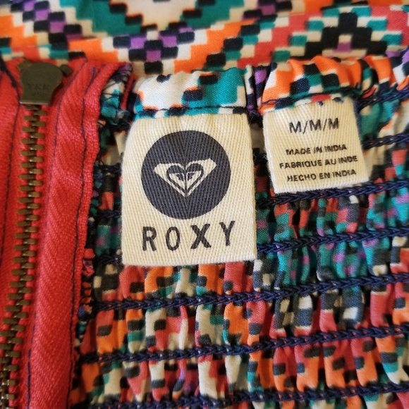 NWT Roxy Shoreline Multicolor Strappy Dress Sz Med - Picture 6 of 7
